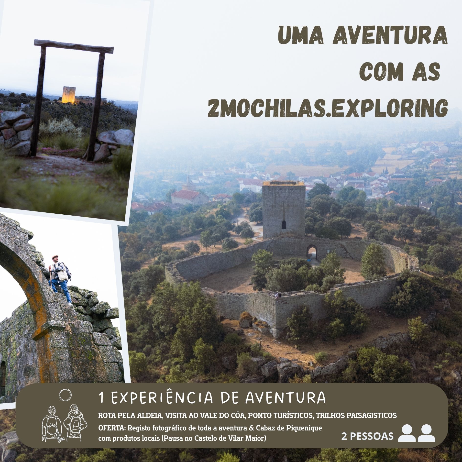 Aventura com as 2Mochilas.Exploring | Aldeia de Vilar Maior